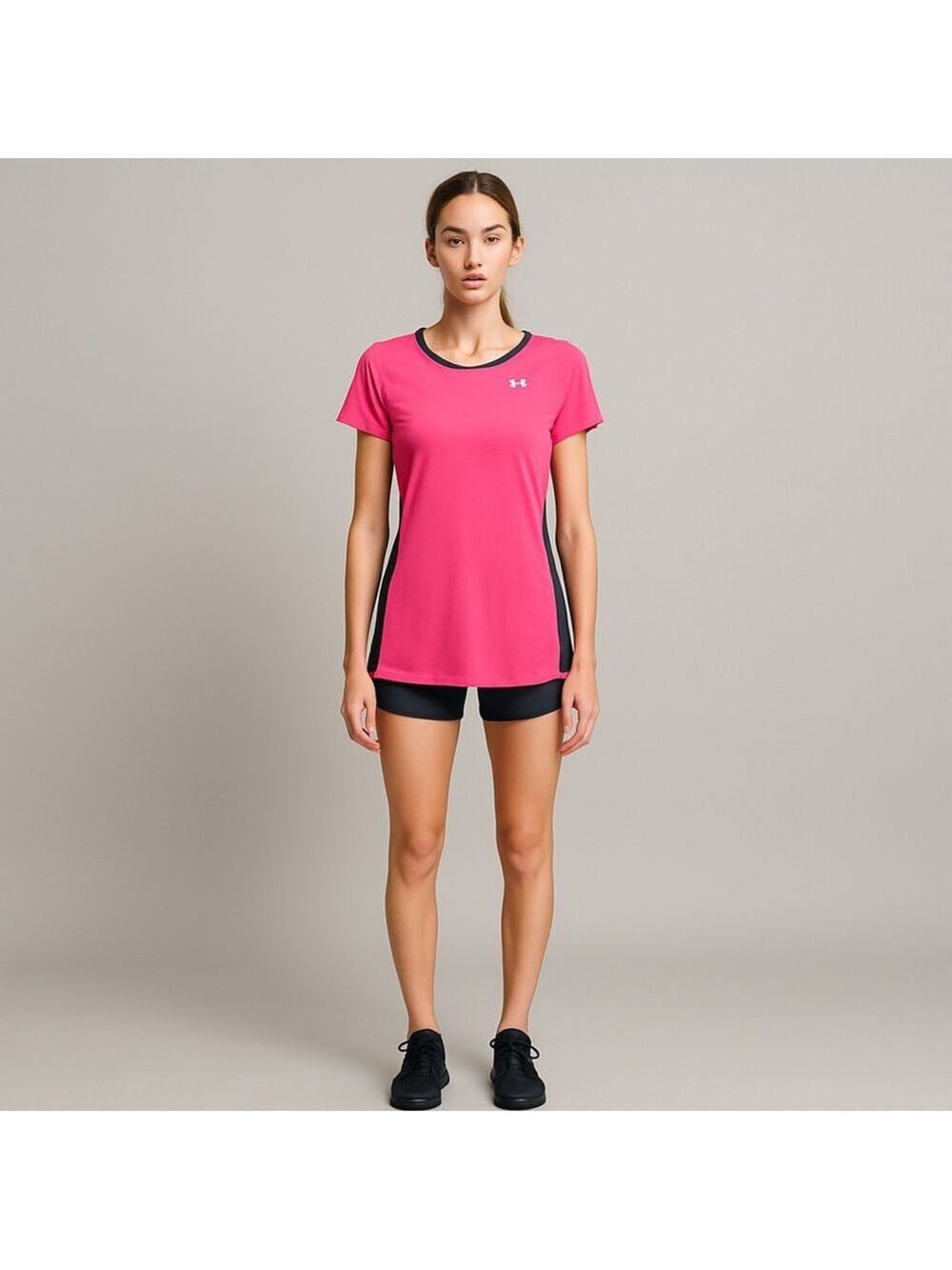 Under Armour HeatGear Striped Top Medium
